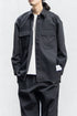 【SHEIK YERBOUTI】"OVER-FIT COTTON DUCK MILITARY SHIRT"